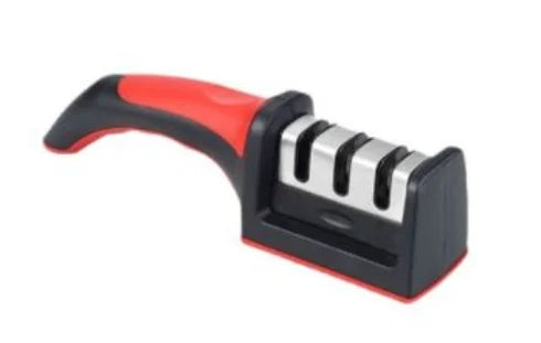 Amolador de Facas Profissional - Aço inoxidável com 3 Afiadores