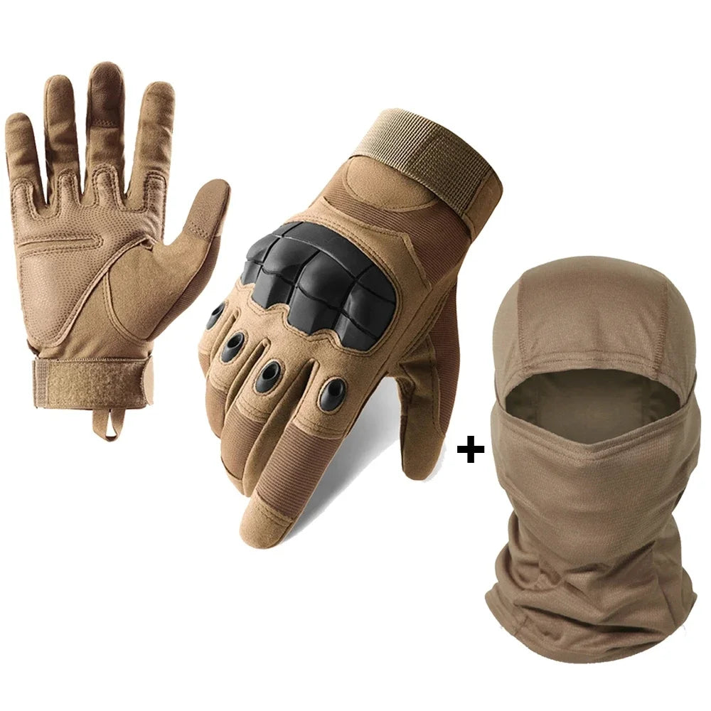 SkinRider - Luvas de Motoqueiro Adaptada para Toque de Telas + Balaclava de Brinde