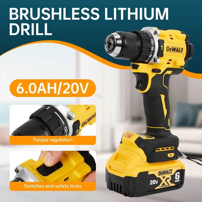 Parafusadeira Profissional DeWALT 20V Compacta a Bateria