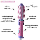 Mini Escova Alisadora Babyliss 2 em 1 - Alisa & Modela