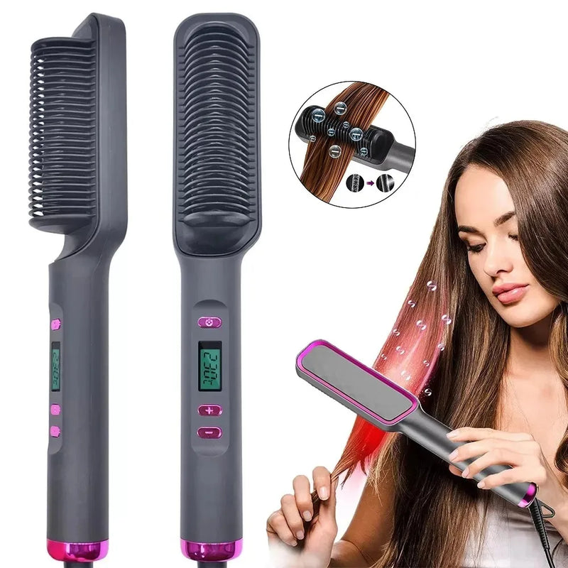 Escova Alisadora Sleek Hair Pro Multifuncional