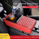 Apoio de Braço para Carro com 2 Porta Copos e Porta Celular