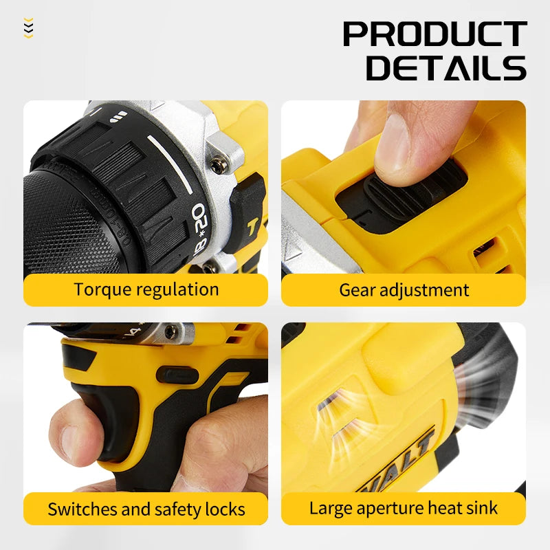 Parafusadeira Profissional DeWALT 20V Compacta a Bateria