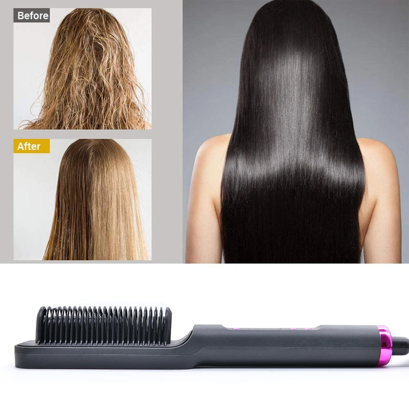 Escova Alisadora Sleek Hair Pro Multifuncional