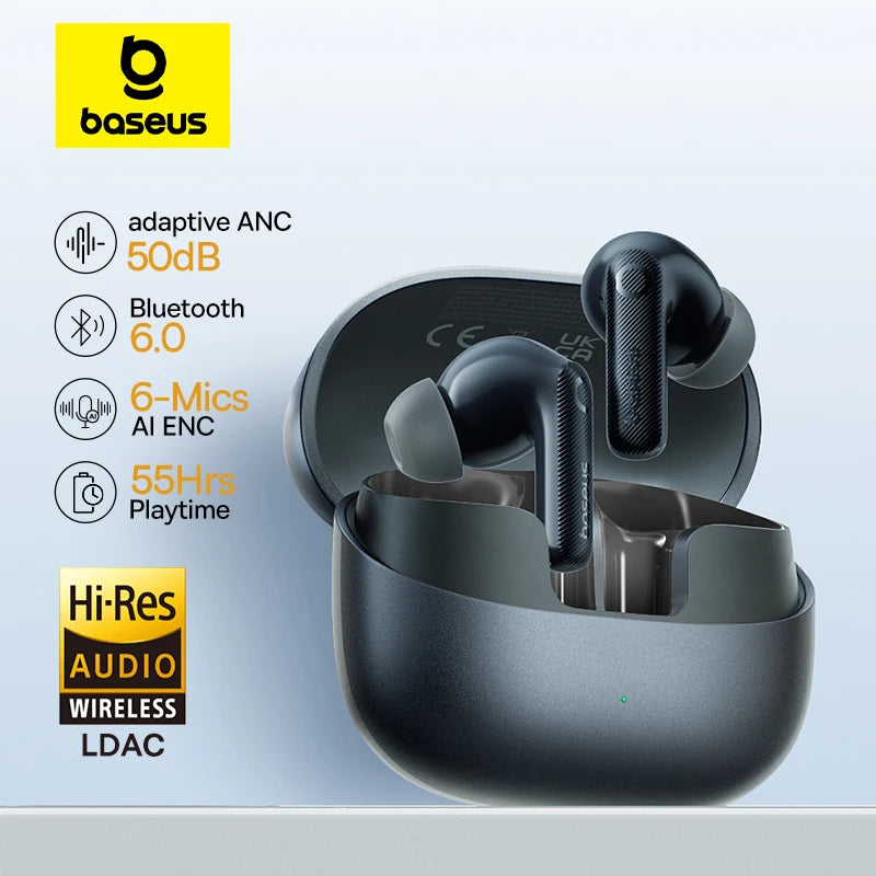 Fone de Ouvido Bluetooth Baseus EP10 Pro - Com Cancelamento de ruídos e Microfone