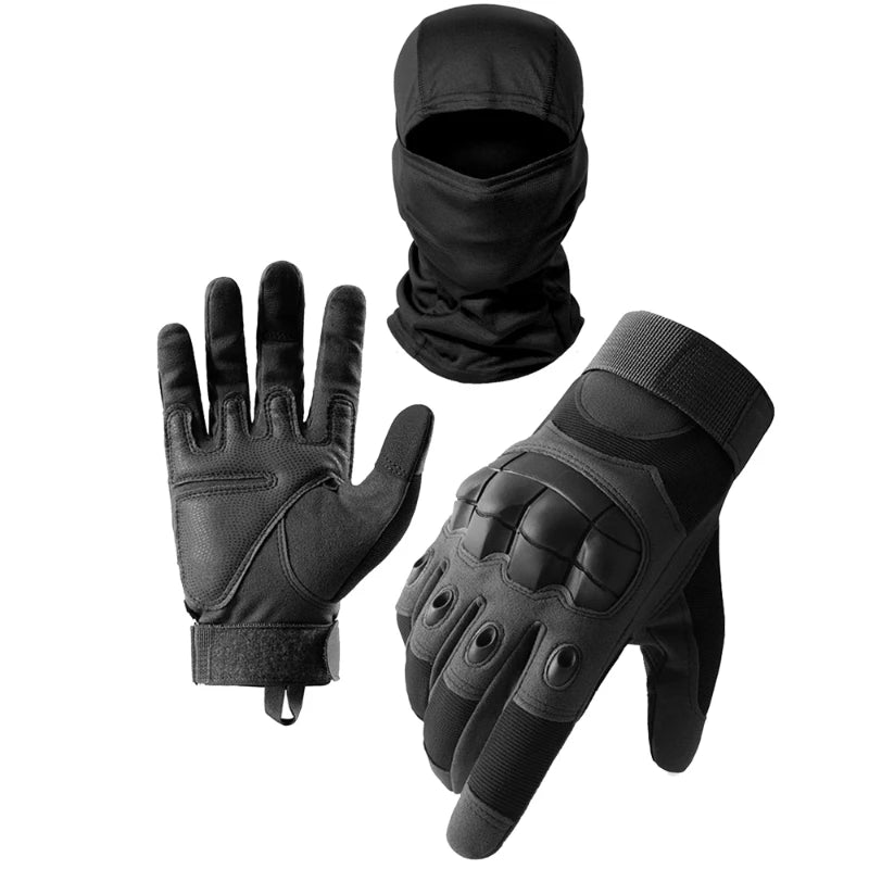 SkinRider - Luvas de Motoqueiro Adaptada para Toque de Telas + Balaclava de Brinde