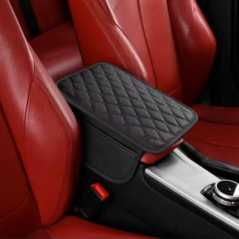 Almofada de Apoio de Braço em Couro para Carro